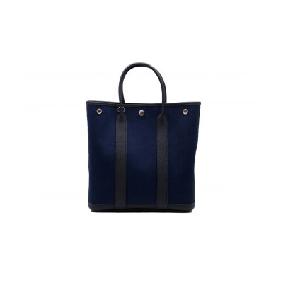 HERMÈS TOILE H NEGONDA GARDEN FILE 28 ETOUPE  (28*23*12cm)